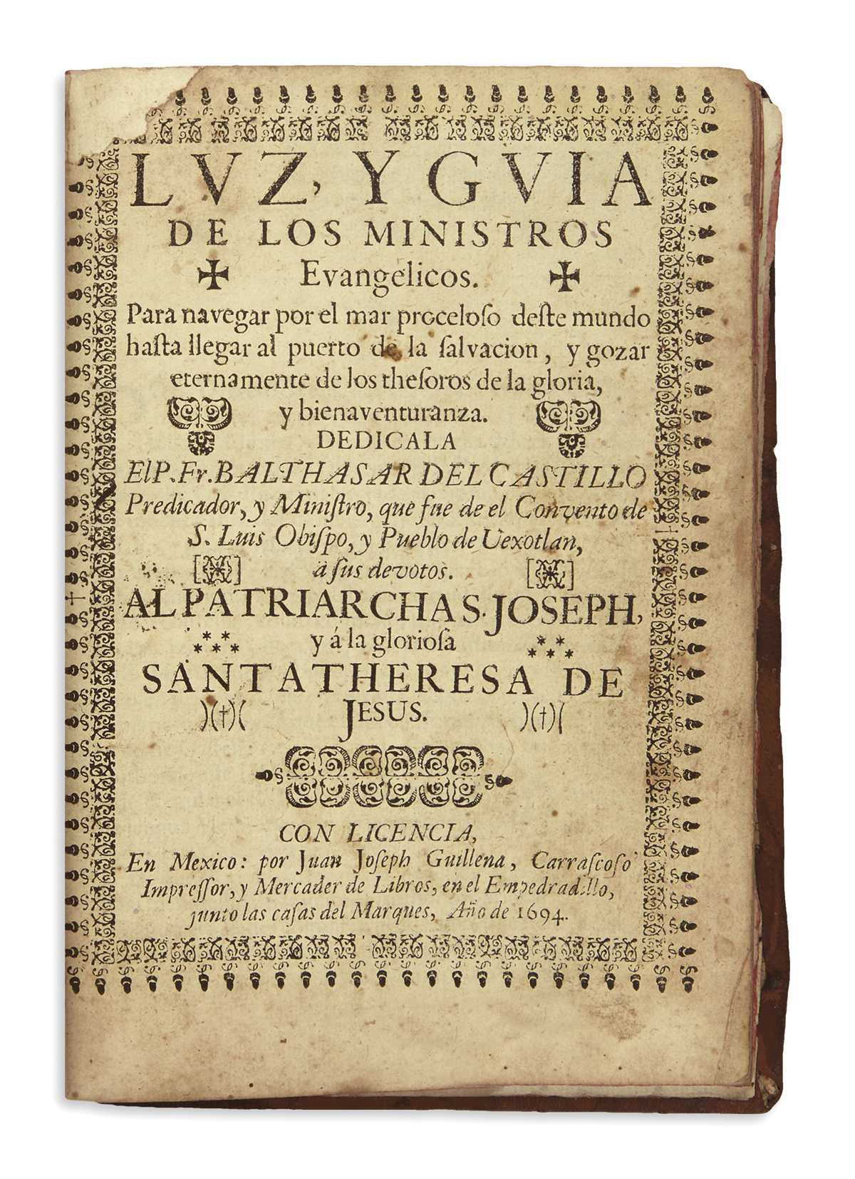 (MEXICAN IMPRINT--1694.) A pair of works on Nahuatl.